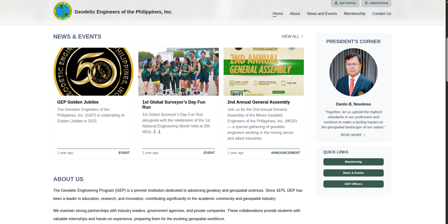 Geodetic Engineers of the Philippines Website-preview